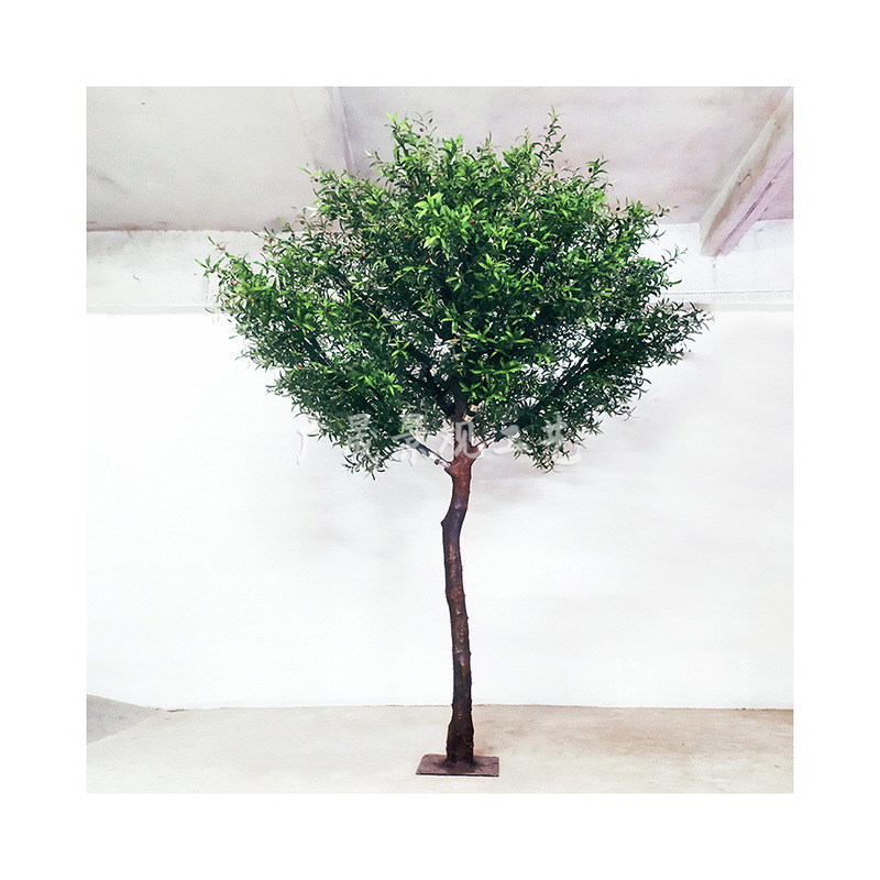 Artificial plastic olive tree anti flammefertragend