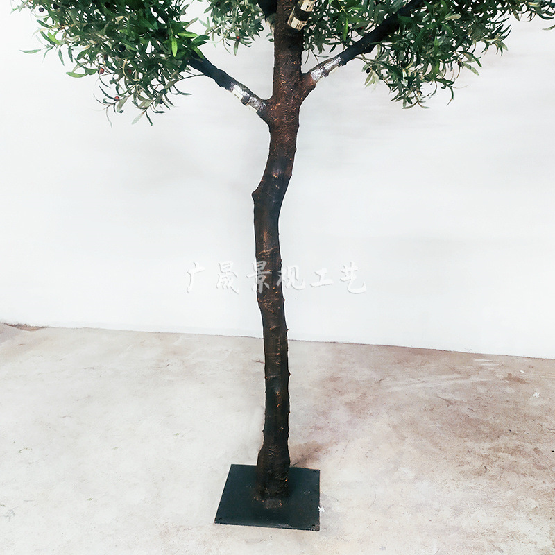 Artificial plastic olive tree anti flame retardant