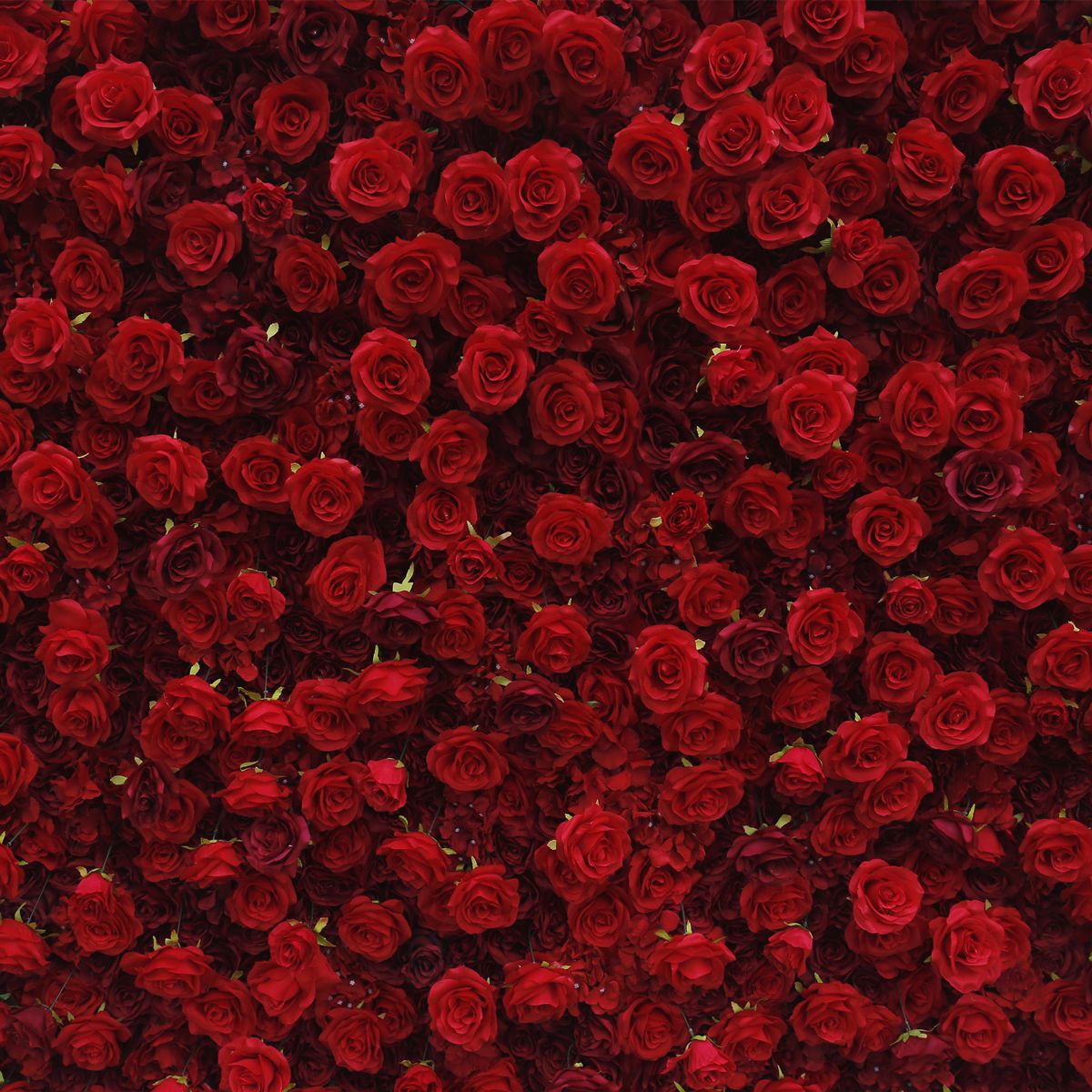 लाल 5 डी कपड़ा नीचे सिमुलेशन फूल दीवार पृष्ठभूमि दीवार अमेज़न विदेश व्यापार आउटडोर शादी की सजावट