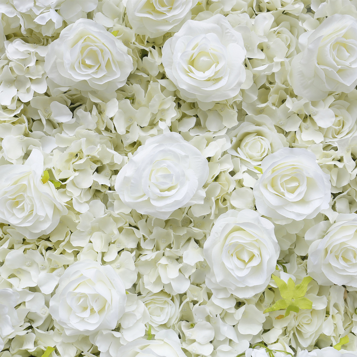 Amazon Cross border Λευκό ύφασμα κάτω με προσομοίωση τοίχου λουλουδιών Φόντο τοίχου Τριαντάφυλλο Κέντημα μπάλα Διακόσμηση γάμου