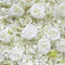 Amazon Cross border White Cloth Bottom Simulated Flower Wall Background Wall Rose Embroidery Ball Wedding Decoration