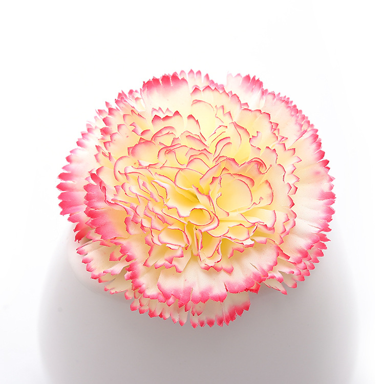 Imitation carnation flowers Mother's Day Teachers'Day gift decoration false flower head wedding silk flower head