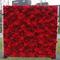3D rød klud bund simulering blomstervæg baggrundsvæg, butik dekoration bryllup dekoration rose væg