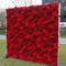 3D red cloth bottom simulation flower wall background wall, store decoration wedding decoration rose wall