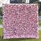 Factory direct sales simulation flower wall fabric pink silk flower wall shop door decoration
