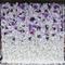 Purple gradient cloth bottom simulation flower wall background wall outdoor activity scenery
