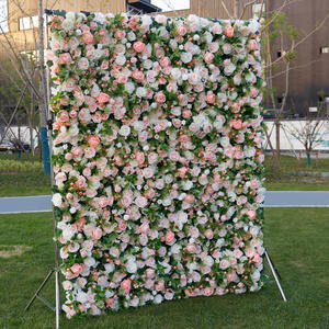  3D fabric bottom flower wall flower art studio window display storefront decoration wedding 