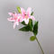 Simulated lilies single bouquet artificial flowers living room dining table tabletop decorations indoor flowers