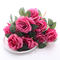 10 artificial rose bouquets wedding decoration props fake flowers home flower arrangements hand held flowers