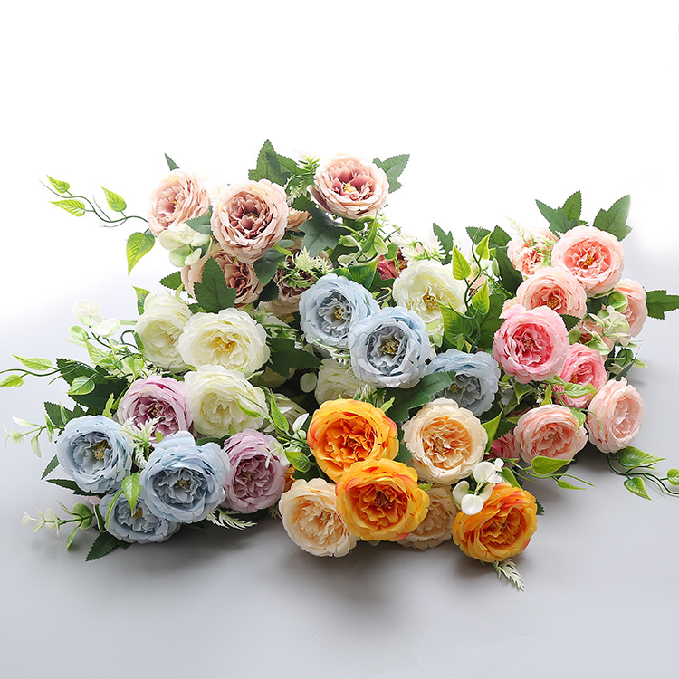 High quality simulation silk cloth camellia flower home photography props decoration artificial flowers