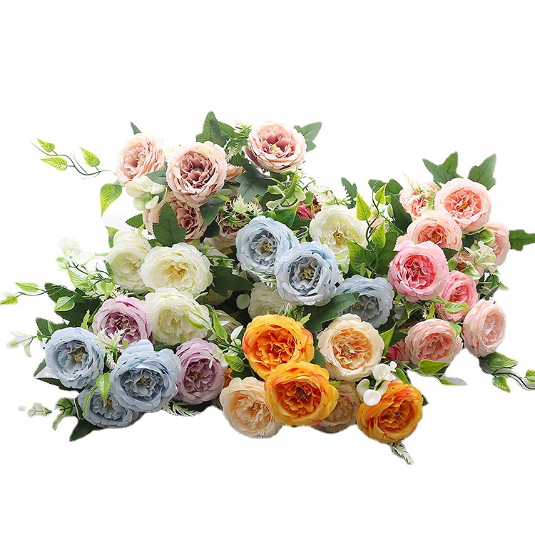 Kiváló minőségű szimulációs selyemszövet kamélia virág otthoni fotózás kellékek dekoráció művirágok