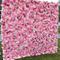 Pink cloth bottom simulation flower wall wedding floral art rose wall