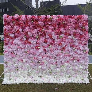 3D тривимірний градієнт тканини дно моделювання квітка стіна фон стіна весільні прикраси магазин відкритий весільний декор