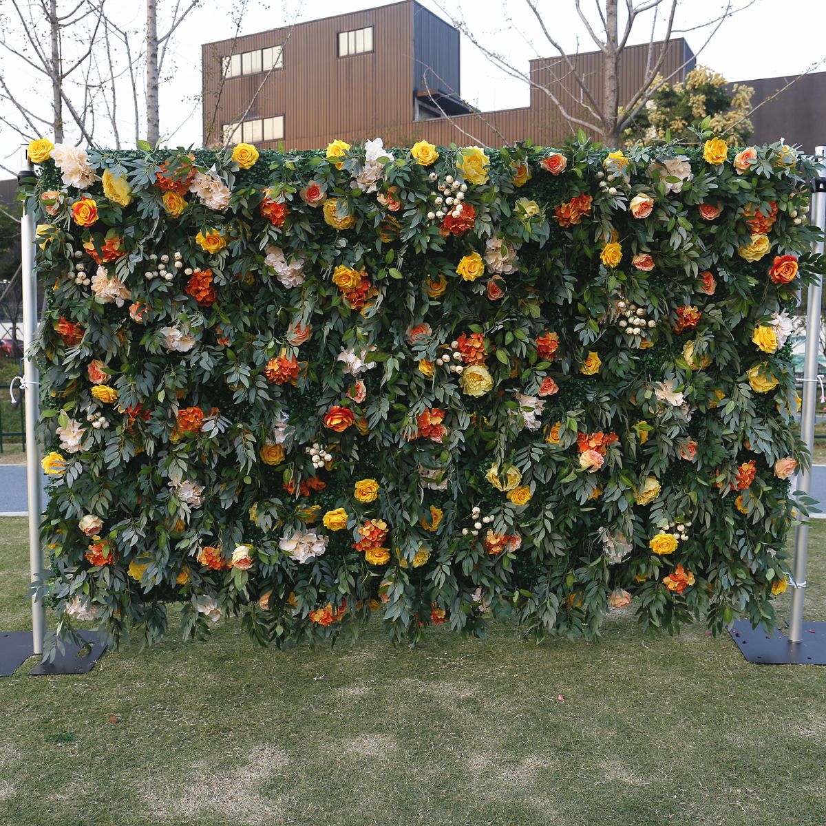 Forest series 5D fabric bottom simulation flower wall background wall ກິດຈະກໍານອກສະເຫຼີມສະຫຼອງ scenery wedding ຕົກແຕ່ງກໍາແພງ