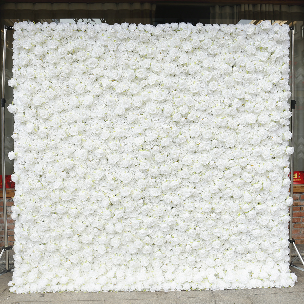 Pânză albă pur fund trandafir perete fundal perete de înaltă densitate 5D decorare nuntă decorare nuntă