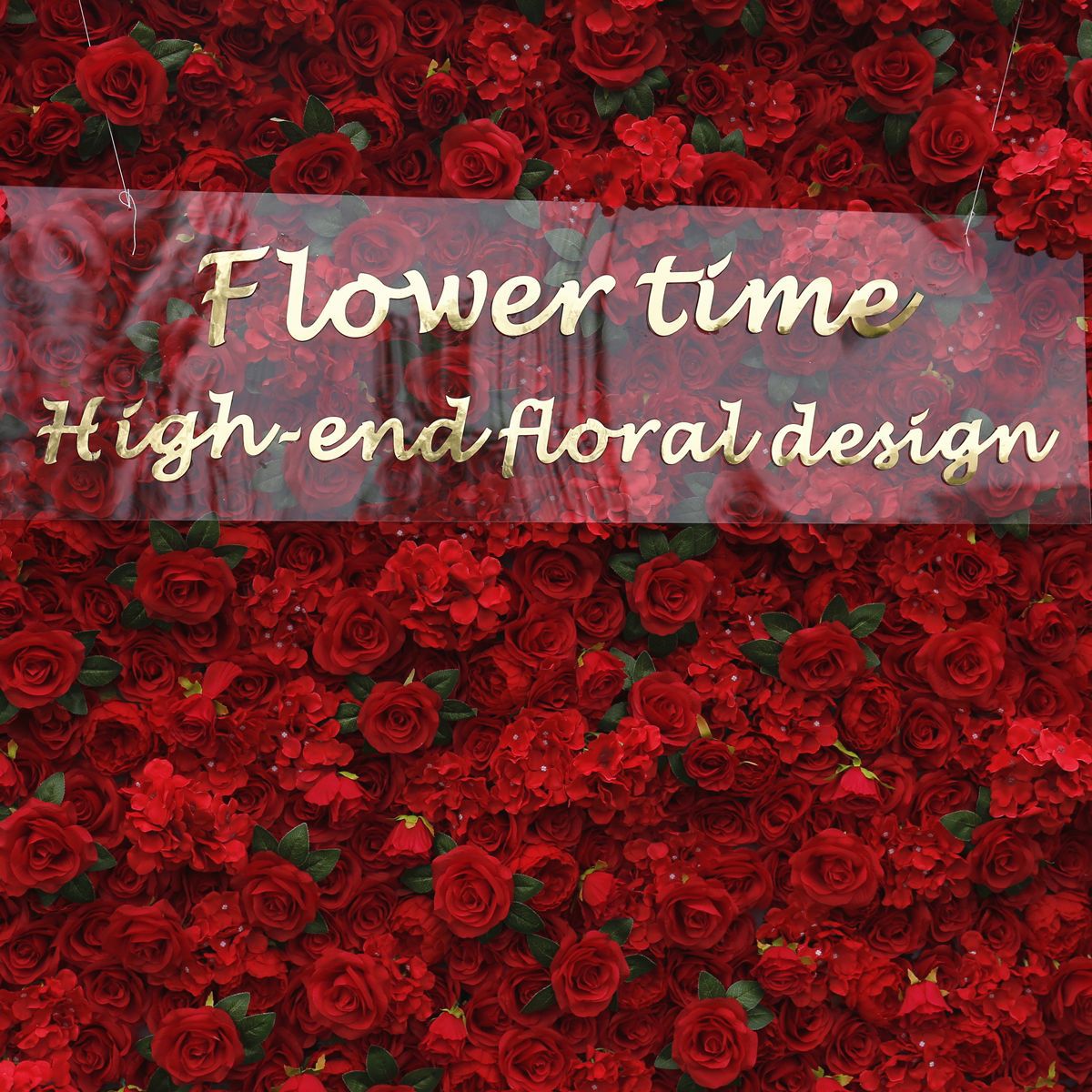 Piros szimulációs kendő alsó virág fal háttér fal esküvői dekoráció kellékek szabadtéri kiállítás elrendezés virágfal