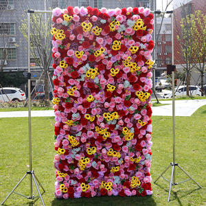 5D cloth bottom simulation flower wall background wall wedding and wedding supplies sunflower wall