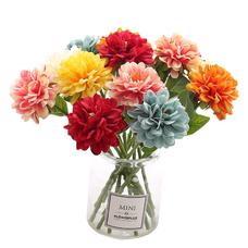 Artificial peony short bouquet table vase flower arrangement decoration