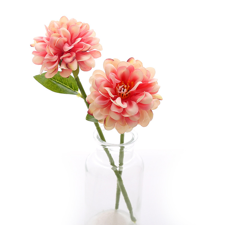 Artificial peony short bouquet table vase flower arrangement decoration