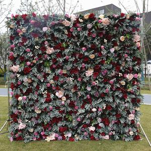 Forest style cloth bottom simulation flower wall background wall photography studio background wedding decoration
