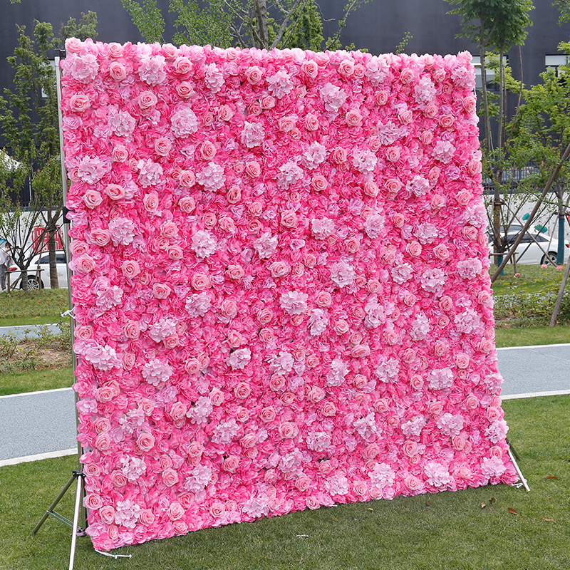  Simulation Blumenkunst Hintergrund Dekoration Blumenwand 