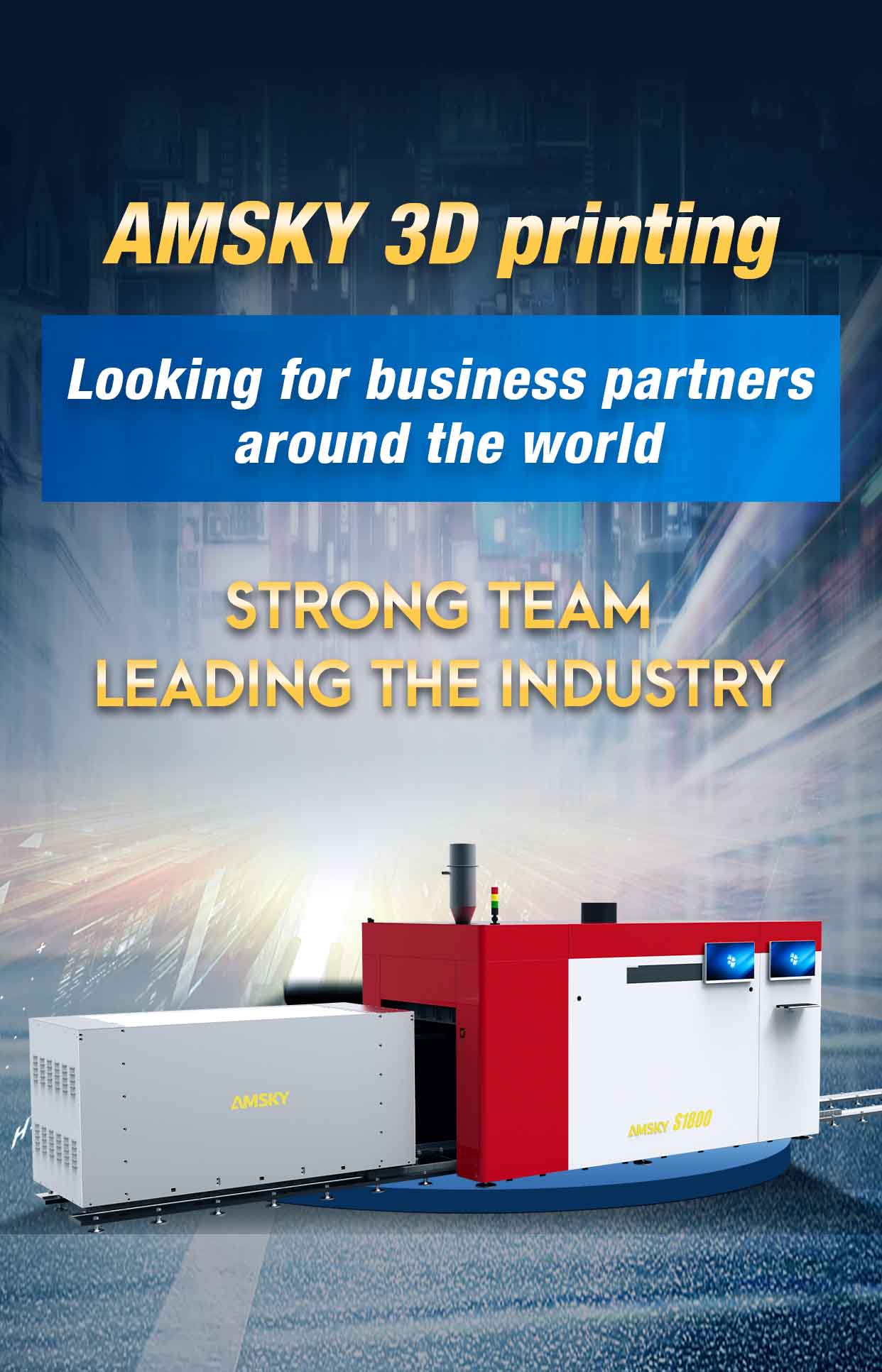 3D pješčani kalup štampač globalni partneri