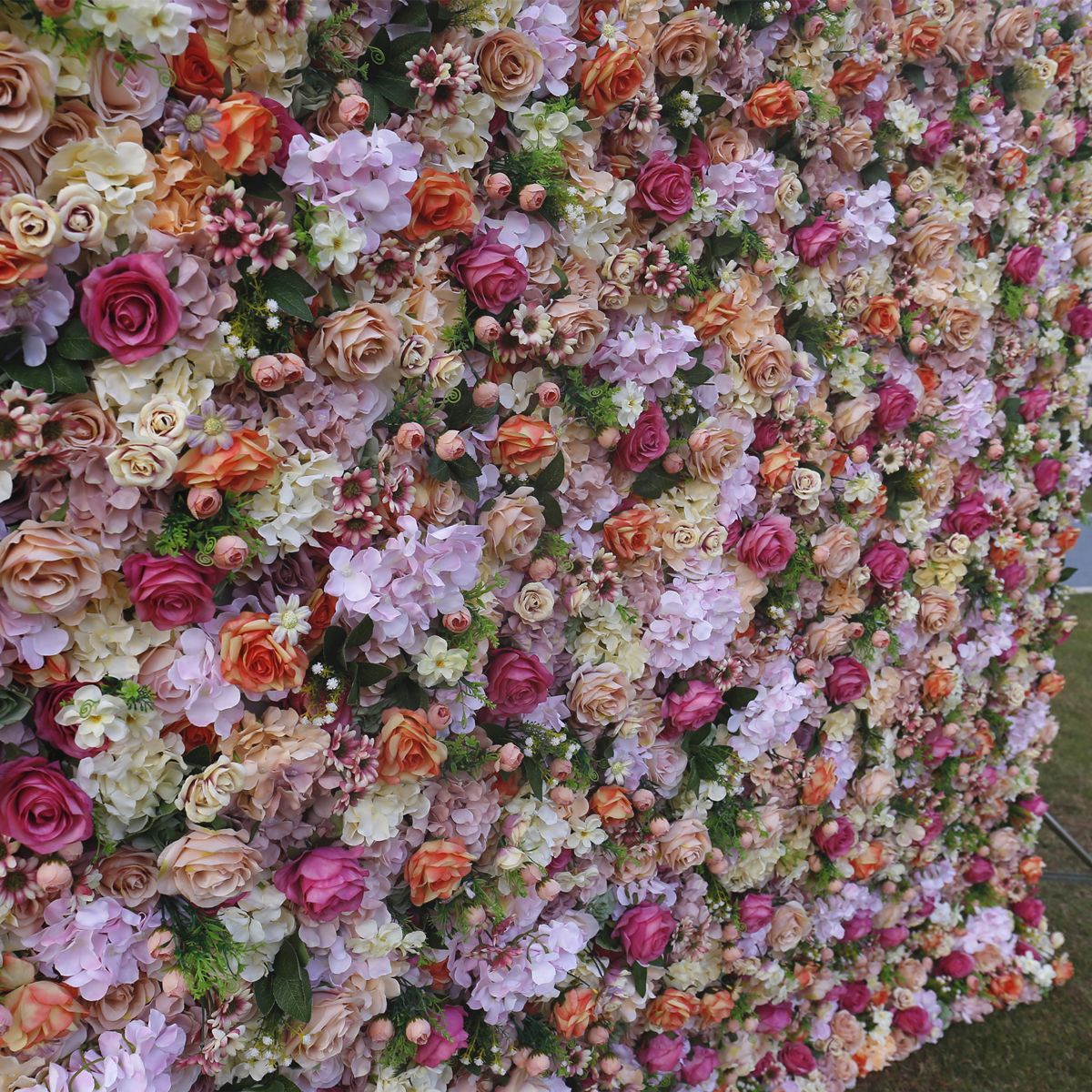  Simulierte Blumenwand-Hochzeitsdekoration Outdoor-Aktivitätsdekoration 