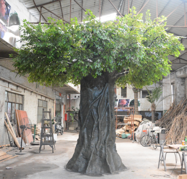 Duża wewnętrzna sztuczna inżynieria krajobrazu drzewa figowego Sztuczni producenci dużych drzew figowych