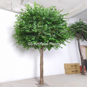 Arborele artificial bionic amenajare peisagistică anti-ignifugă decor pentru interior și exterior Arborele de bani artificial pentru dorințe