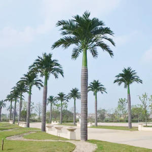 Outdoor large artificial luminous algae tree landscape project sea date tree manufacturers