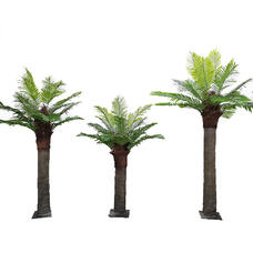 Stora utomhus konstgjorda palmträd ingenjörslandskap Tillverkare av konstgjorda träd