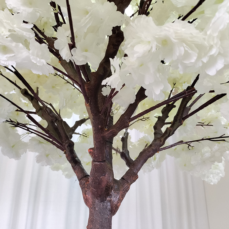 Simulated cherry tree flower wedding decoration