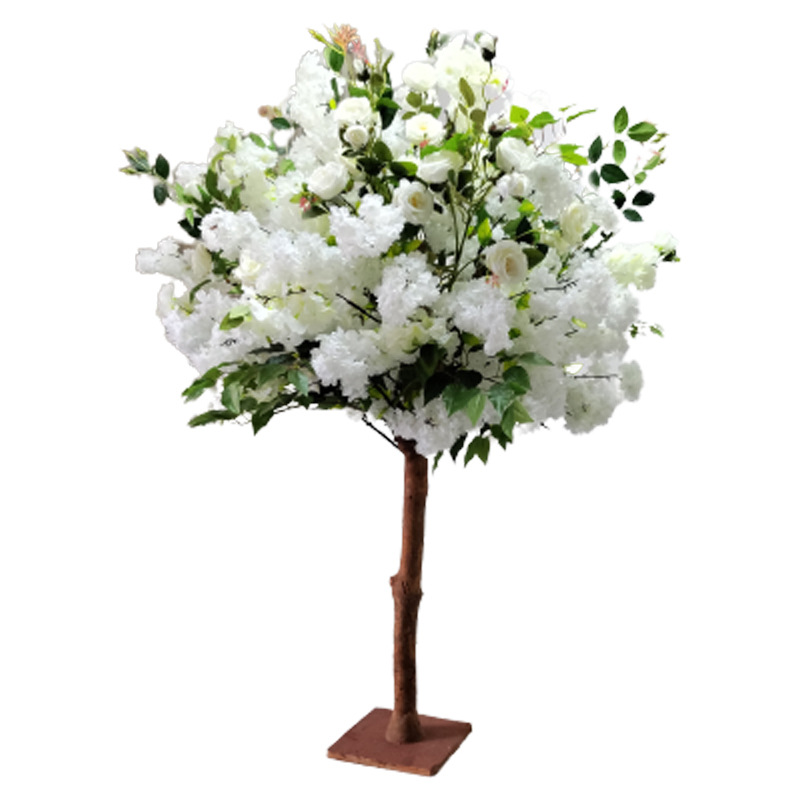 customized wedding celebration indoor artificial cherry blossom tree landscaping