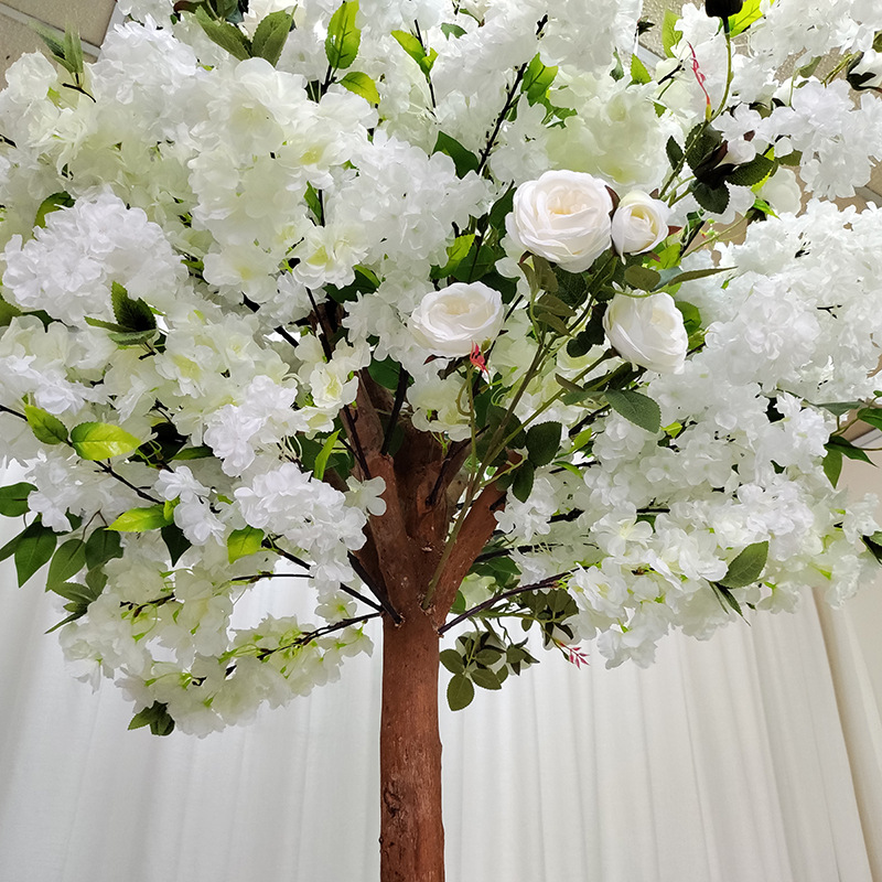 customized wedding celebration indoor artificial cherry blossom tree landscaping