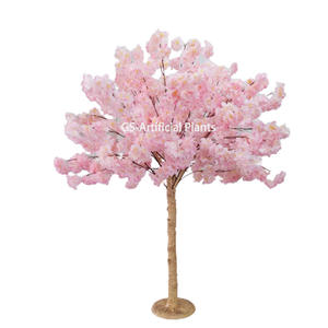 Kina Mest populära stilen av rosenkörsbärsträdsimulering inomhusbröllop konstgjorda rosenkörsbärsträdtillverkare, leverantörer
