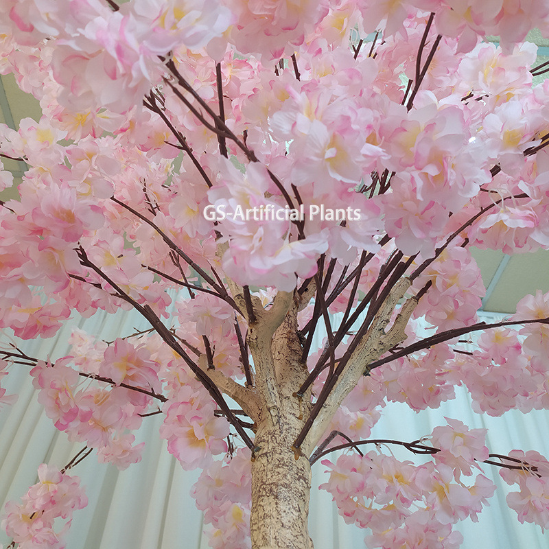 Most popular style of rose cherry tree simulation indoor wedding artificial rose cherry tree