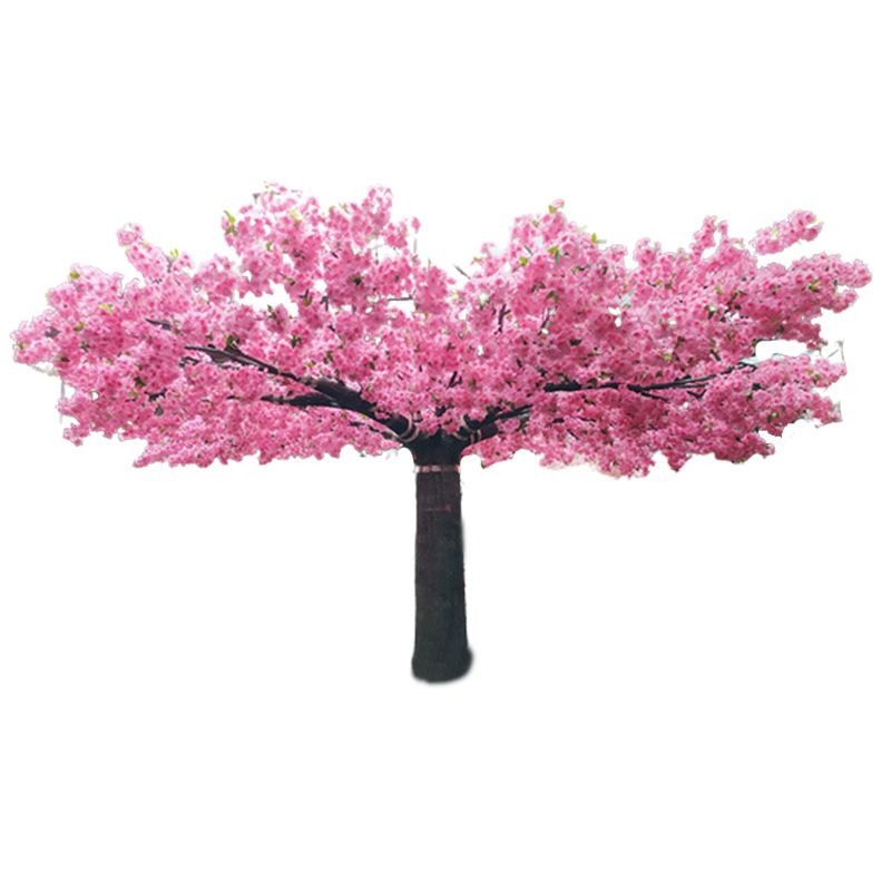 China Pohon kembang sakura buatan berkualitas tinggi sing digunakake kanggo pabrik lanskap simulasi pernikahan tanduran wit sakura, pemasok
