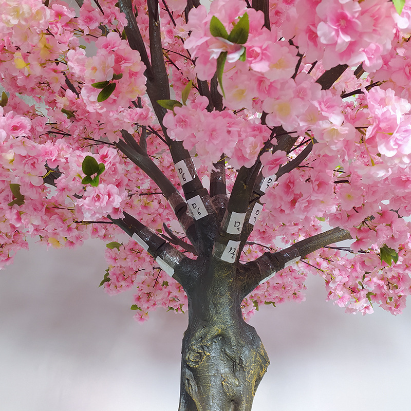 Large artificial arch cherry blossom tree Japanese style indoor and outdoor decoration and landscaping decorations 