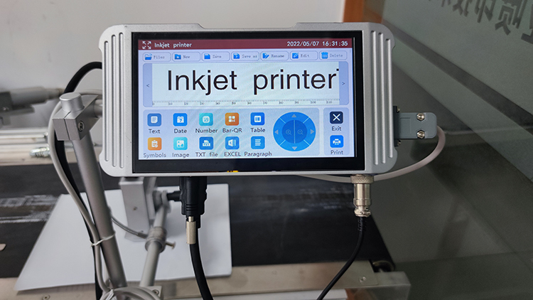 online inkjet printer machine