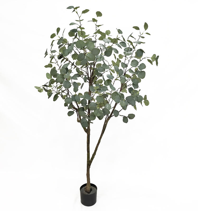 GS-ASSY03-3 Factory Wholesale Eucalyptus Tree artificial plant Eucalyptus tree for Home Party Wedding Decorations