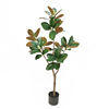 Height 126cm 4 branches 9 fruits artificial plant magnolia trees