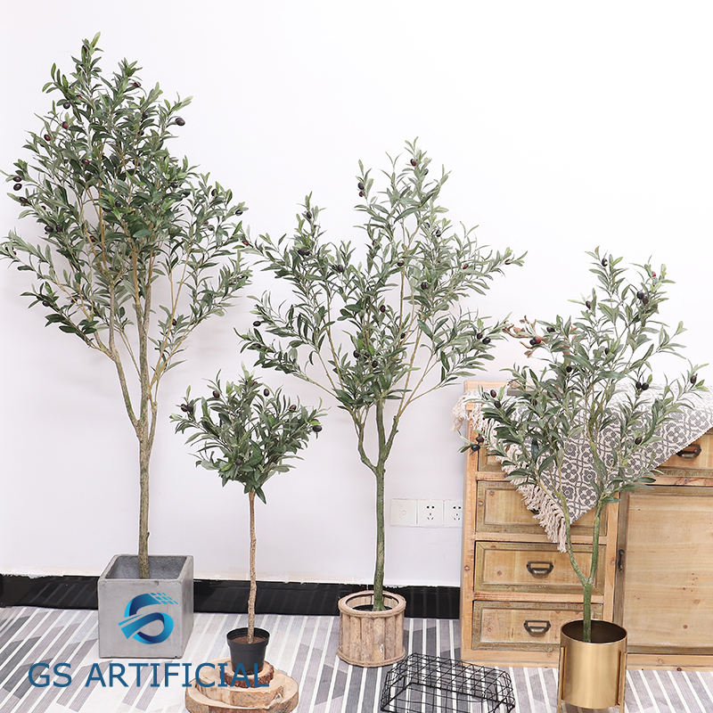 What are the advantages of artificial olive trees