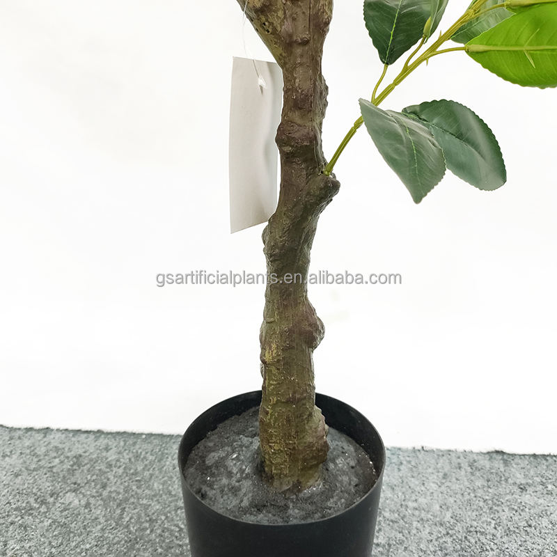 Factory Direct Sale Real Touch Faux Potted 105cm Artificial Lemon Tree In Plastic Pot artificial Plant For decoration