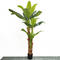 Garden Ornaments Trees Supplier Artificial Plants Bonsai Potted 167Cm 12 Branches Artificial Banana Tree With Plastic Pot