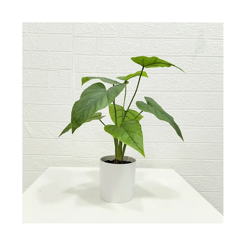 Home office decor flowers artificial plant table pot simulation bonsai potted anthurium plant artificial plants