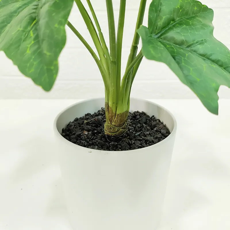 Height 40cm garden landscape decking artificial leaf plants faux sweet potato foliage for home indoor decor