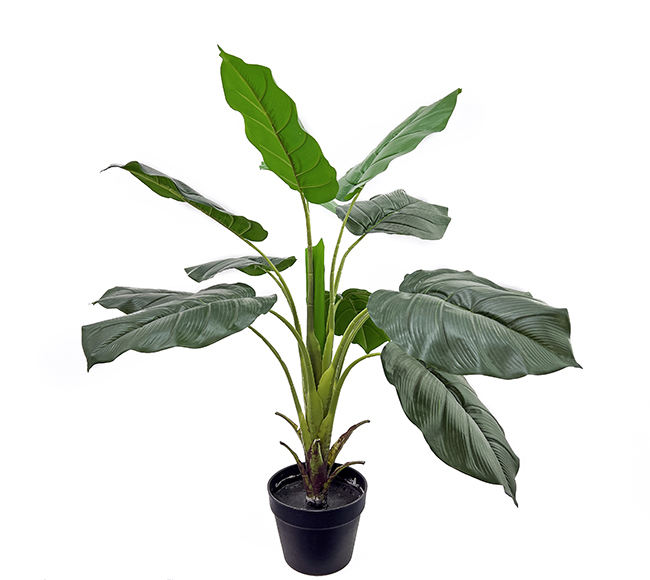 Oem Lifelike Leaves 95Cm 12 Leaves Pe Tree Pole Scindapsus Aureus Artificial Plants For Modern Home And Garden Ornament Decor