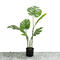 Custom Engineering Tree Turtle Back 110Cm 9 Leaves Artificial Plant Monstera Trees For Garden Outdoor Home Decoration