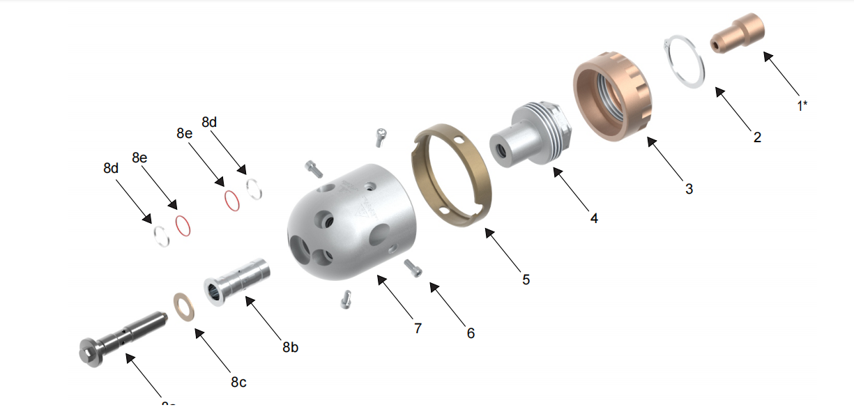  40kpsi Pressure aqua Jet machina purgatio 4 