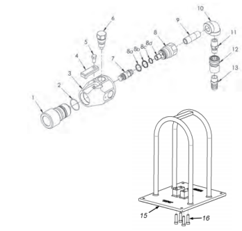 Hydro Jet cleaning  machine parts Hand Adjustable Regulator Valve